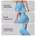 Pastel Aqua Lavender Organic Spots for Yoga, Running and Everyday Activewear Style Leggings - 8