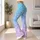Pastel Aqua Lavender Organic Spots for Yoga, Running and Everyday Activewear Style Leggings - 11