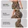 Tan And Black Leopard Spots For Gym Training, Running, And Weekend Athleisure Women Leggings - 8