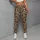 Tan And Black Leopard Spots For Gym Training, Running, And Weekend Athleisure Women Leggings - 5