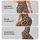 Tan And Black Leopard Spots For Gym Training, Running, And Weekend Athleisure Women Leggings - 2