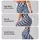 Blue And Ivory Gingham Checks For Studio Workouts And Weekend Wear Leggings - 8