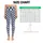 Blue And Ivory Gingham Checks For Studio Workouts And Weekend Wear Leggings - 1