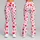 Red Heart Scatter On Charcoal For Valentine Romance And Everyday Activewear Leggings - 9
