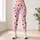 Red Heart Scatter On Charcoal For Valentine Romance And Everyday Activewear Leggings - 4