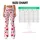 Red Heart Scatter On Charcoal For Valentine Romance And Everyday Activewear Leggings - 7