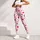 Red Heart Scatter On Charcoal For Valentine Romance And Everyday Activewear Leggings - 5