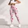 Red Heart Scatter On Charcoal For Valentine Romance And Everyday Activewear Leggings - 5