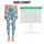 Blue Daisy Blooms for Sunny Outdoor Workouts and Cheerful Everyday Activewear Style Leggings - 1