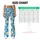 Blue Daisy Blooms for Sunny Outdoor Workouts and Cheerful Everyday Activewear Style Leggings - 7