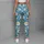 Blue Daisy Blooms for Sunny Outdoor Workouts and Cheerful Everyday Activewear Style Leggings - 4