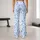 Light Blue Leopard Spots for Gym Training and Weekend Athleisure Wear for Active Women Leggings - 10
