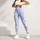 Light Blue Leopard Spots for Gym Training and Weekend Athleisure Wear for Active Women Leggings - 5