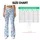 Light Blue Leopard Spots for Gym Training and Weekend Athleisure Wear for Active Women Leggings - 7