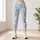 Light Blue Leopard Spots for Gym Training and Weekend Athleisure Wear for Active Women Leggings - 4