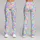 Pastel Rainbow Hearts for Playful Fitness and Everyday Activewear for Women Leggings - 9