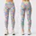 Pastel Rainbow Hearts for Playful Fitness and Everyday Activewear for Women Leggings - 3