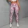 Pink Butterfly And Whirling Floral Motifs For Bright Everyday Style And Outdoor Wear Leggings - 5