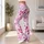 Pink Butterfly And Whirling Floral Motifs For Bright Everyday Style And Outdoor Wear Leggings - 11