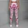 Pink Butterfly And Whirling Floral Motifs For Bright Everyday Style And Outdoor Wear Leggings - 6