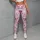 Pink Butterfly And Whirling Floral Motifs For Bright Everyday Style And Outdoor Wear Leggings - 4
