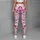 Pink Butterfly And Whirling Floral Motifs For Bright Everyday Style And Outdoor Wear Leggings - 5