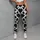 Black And White Cow Hide Motif For Yoga, Gym Training And Everyday Activewear Leggings - 5