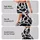 Black And White Cow Hide Motif For Yoga, Gym Training And Everyday Activewear Leggings - 8