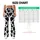 Black And White Cow Hide Motif For Yoga, Gym Training And Everyday Activewear Leggings - 7