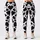 Black And White Cow Hide Motif For Yoga, Gym Training And Everyday Activewear Leggings - 3