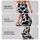 Black And White Cow Hide Motif For Yoga, Gym Training And Everyday Activewear Leggings - 2