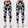 Black And White Cow Hide Motif For Yoga, Gym Training And Everyday Activewear Leggings - 1