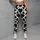 Black And White Cow Hide Motif For Yoga, Gym Training And Everyday Activewear Leggings - 4
