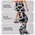 Black And White Cow Hide Motif For Yoga, Gym Training And Everyday Activewear Leggings - 2