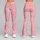 Tiny Red Hearts on Blush Pink for Sweet Everyday Style, Workouts, and Valentine's Day Leggings - 9
