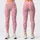 Tiny Red Hearts on Blush Pink for Sweet Everyday Style, Workouts, and Valentine's Day Leggings - 3