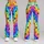Vibrant Rainbow Paw Trails for Cheerful Everyday Adventures and Active Pet Lovers Everywhere Leggings - 9