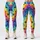 Vibrant Rainbow Paw Trails for Cheerful Everyday Adventures and Active Pet Lovers Everywhere Leggings - 1