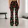 Glossy Red Cherry Fruit Motif for Yoga, Running and Summer Wellness Wear for Women Leggings - 10