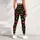 Glossy Red Cherry Fruit Motif for Yoga, Running and Summer Wellness Wear for Women Leggings - 5