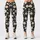 White Daisy Blooms on Charcoal for Cheerful Yoga and Everyday Activewear Leggings - 3