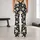 White Daisy Blooms on Charcoal for Cheerful Yoga and Everyday Activewear Leggings - 10