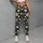 White Daisy Blooms on Charcoal for Cheerful Yoga and Everyday Activewear Leggings - 6