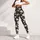 White Daisy Blooms on Charcoal for Cheerful Yoga and Everyday Activewear Leggings - 4
