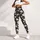 White Daisy Blooms on Charcoal for Cheerful Yoga and Everyday Activewear Leggings - 6