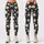 White Daisy Blooms on Charcoal for Cheerful Yoga and Everyday Activewear Leggings - 1