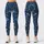 Navy Blue Wildflower Sprigs For Studio Training And Everyday Activewear Style Leggings - 3