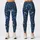Navy Blue Wildflower Sprigs For Studio Training And Everyday Activewear Style Leggings - 1