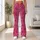 Rose Red Leopard Spots for Gym Sessions, Studio Workouts, and Everyday Athleisure Style Leggings - 11