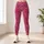 Rose Red Leopard Spots for Gym Sessions, Studio Workouts, and Everyday Athleisure Style Leggings - 4